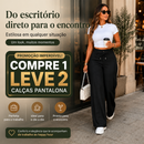 (Compre 1 e Leve 2) Calça Pantalona Mari em Malha de Seda Gelo e Poliéster